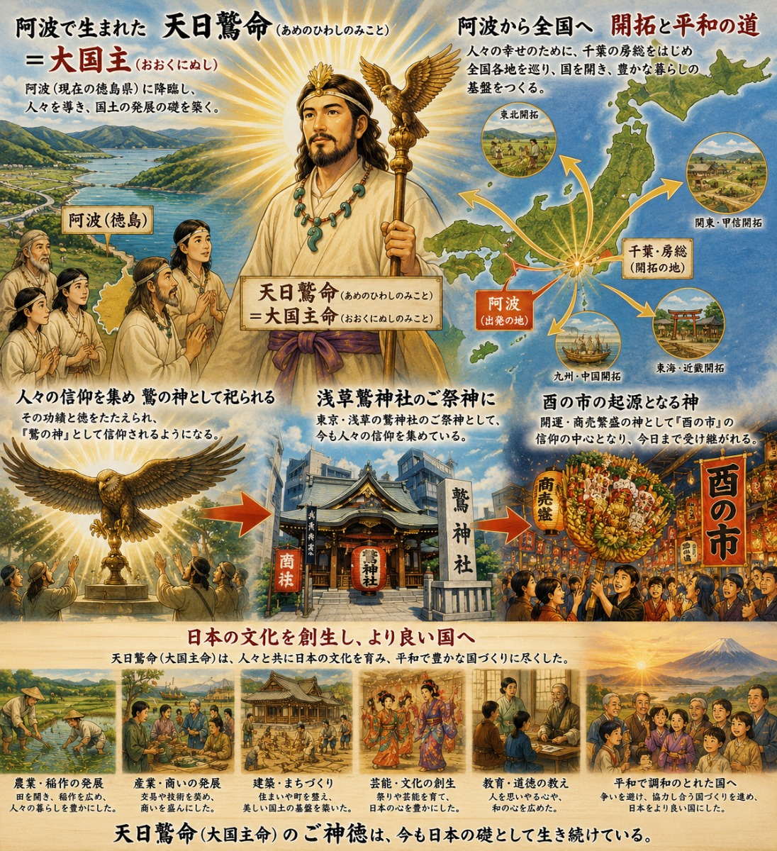 邪馬台国は阿波だった!?シーズン2【古代史を通して徳島の魅力を再発見】8話目／阿波忌部「天日鷲」とは