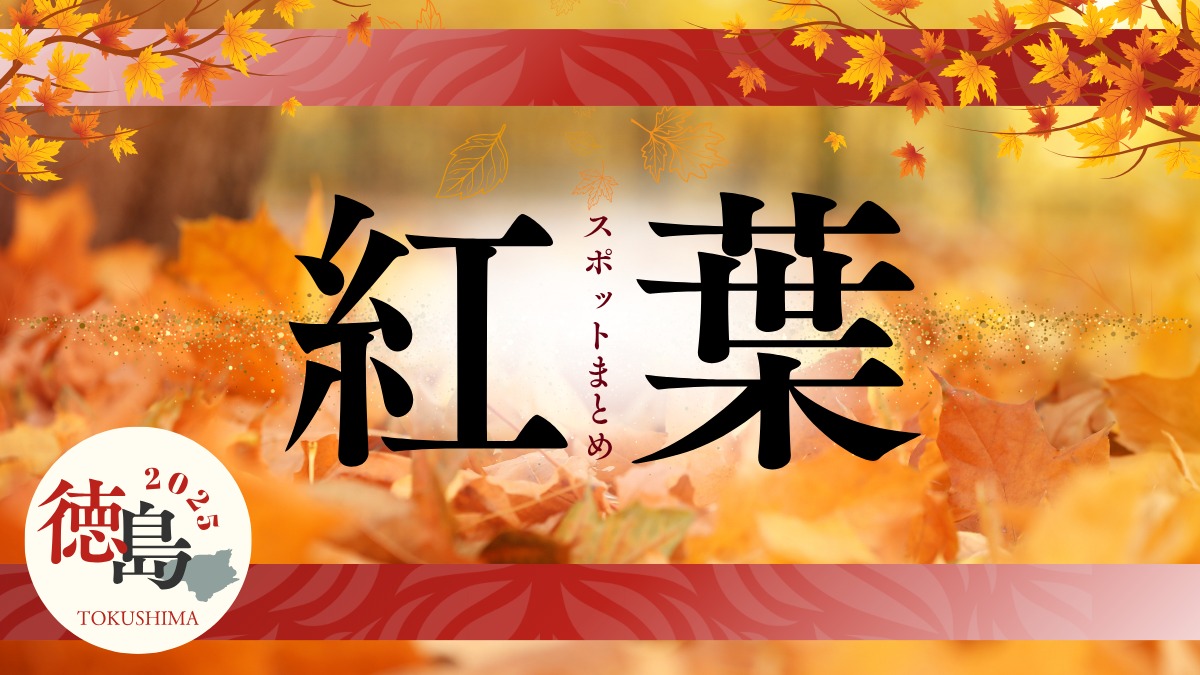 徳島の紅葉スポットまとめ2025【秋のドライブコースはここで決まり!】