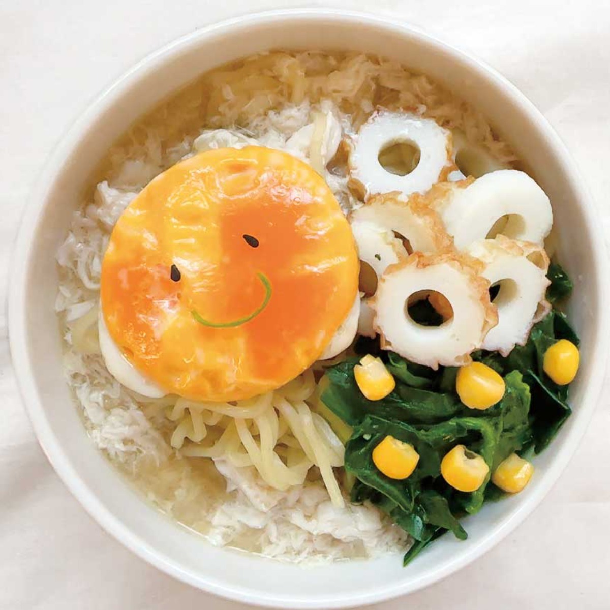 【お料理レシピ】おつきさまラーメン/cotocotoみさき先生の「親子でつくろう!はじめてキッチン」
