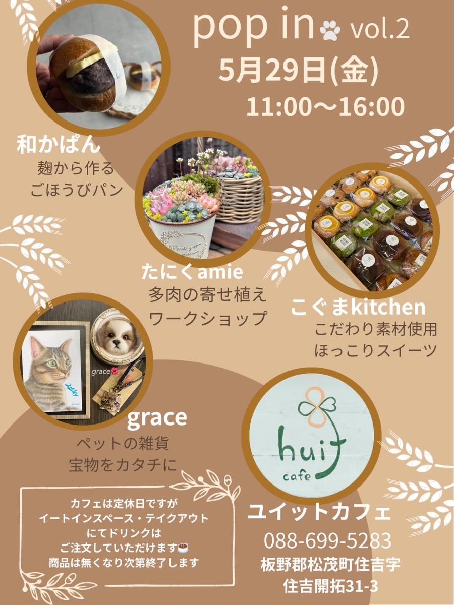 【徳島イベント情報2026】5/29｜pop in vol.2