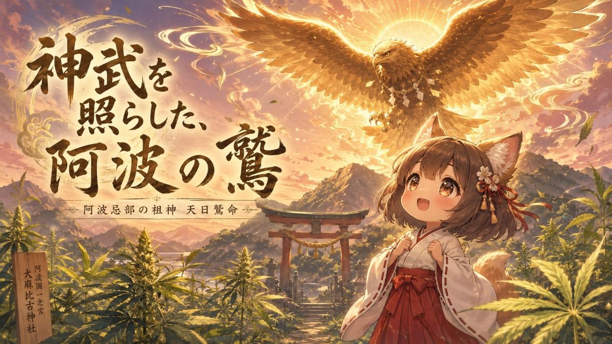 邪馬台国は阿波だった!?シーズン2【古代史を通して徳島の魅力を再発見】8話目／阿波忌部「天日鷲」とは