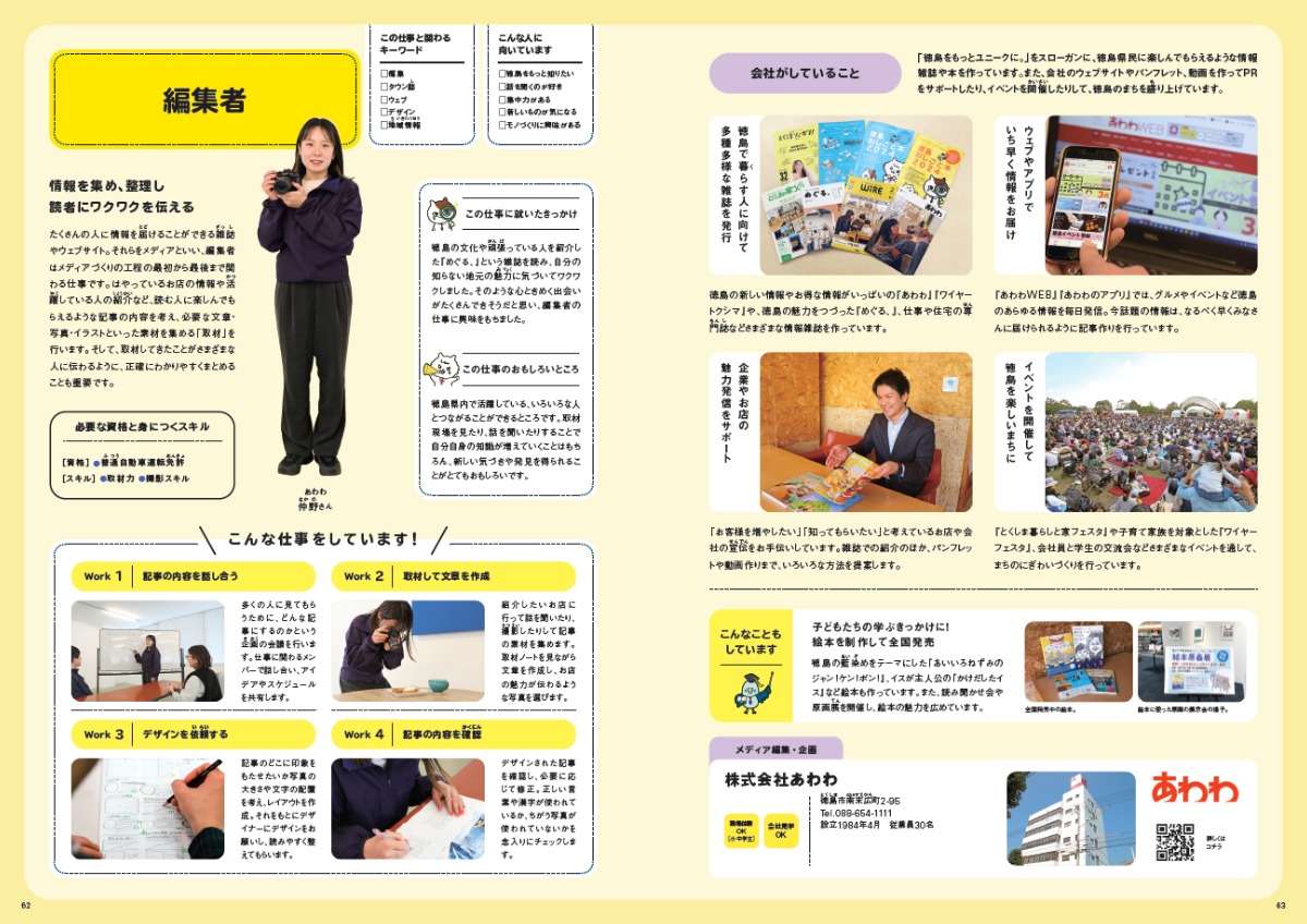 「徳島おしごと本2026」完成