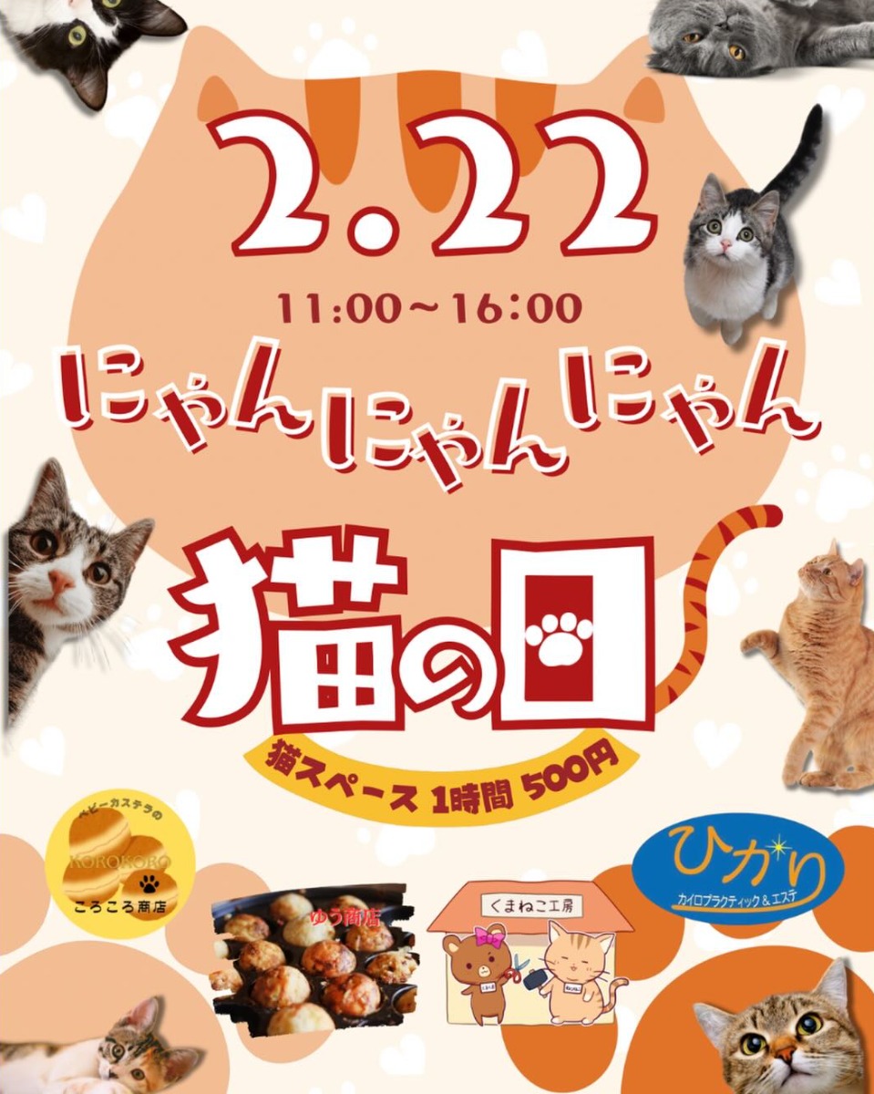 【徳島イベント情報2026】2/22｜にゃん にゃん にゃん 猫の日