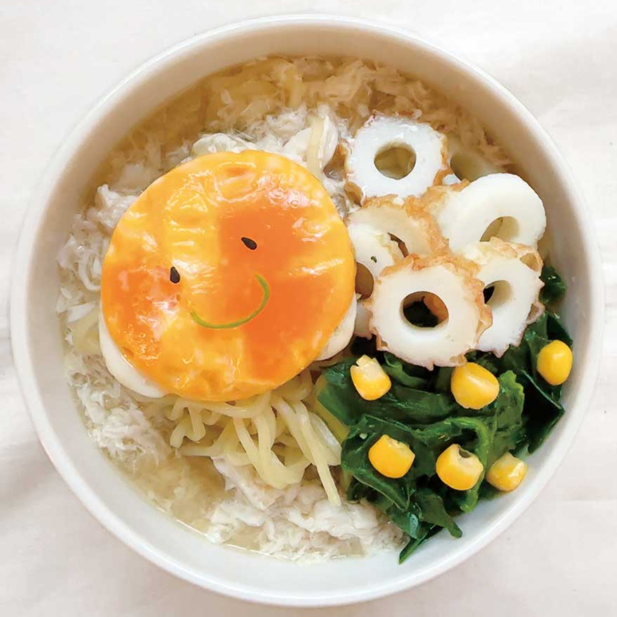 【お料理レシピ】おつきさまラーメン/cotocotoみさき先生の「親子でつくろう!はじめてキッチン」
