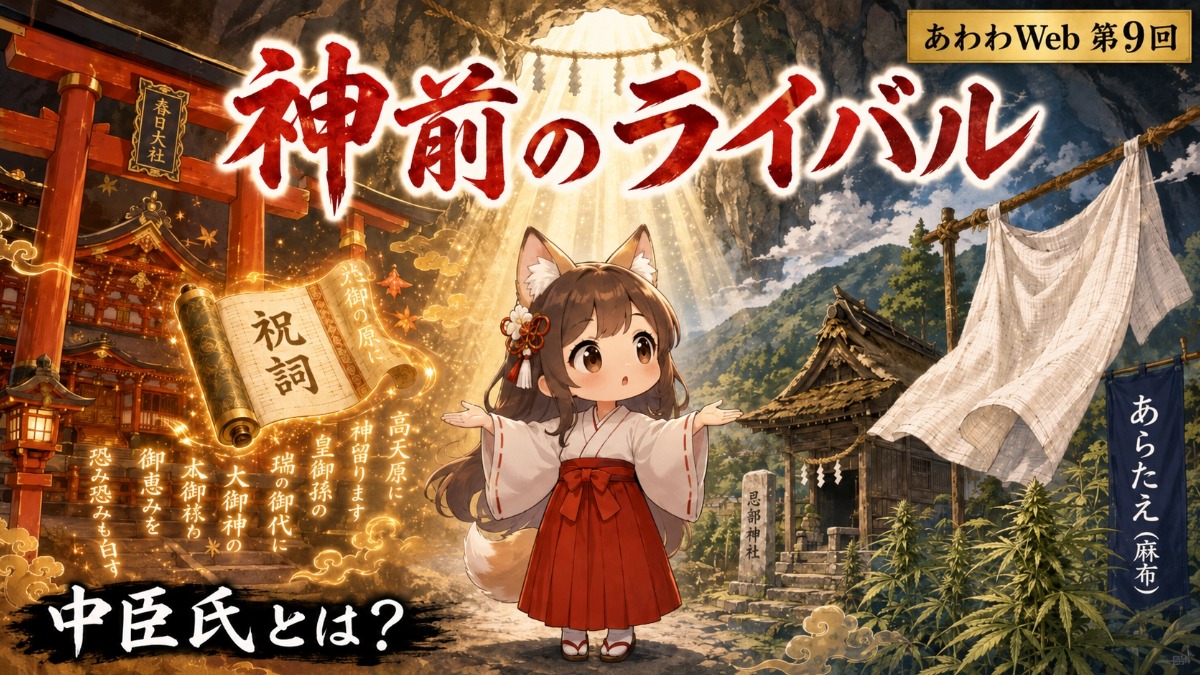 邪馬台国は阿波だった!?シーズン2【古代史を通して徳島の魅力を再発見】9話目／古代豪族「中臣氏」とは