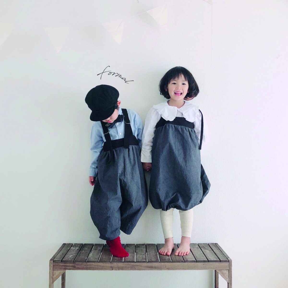 「#キッズコーデ」「#子ども服コーデ」毎日にやさしく寄り添う、手作り子ども服ブランド『Tumugi』はママ＆パパもワクワク☆キュンキュンです