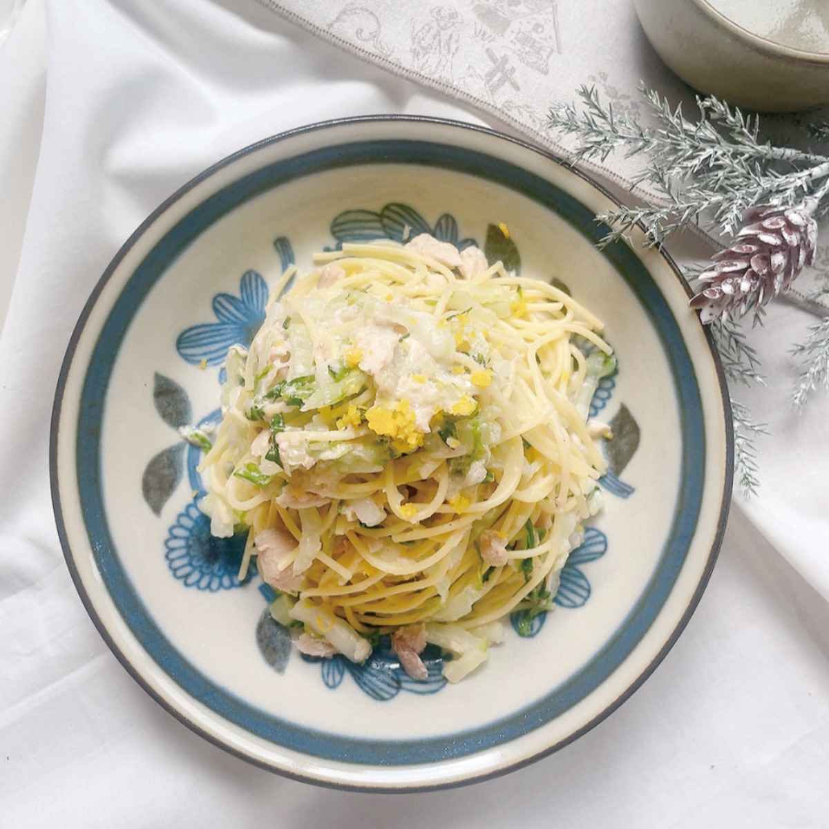 【お料理レシピ】白菜とツナのヨーグルトパスタ／cotocotoみさき先生の「親子でつくろう！はじめてキッチン」