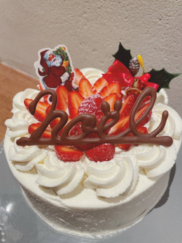 美人たまごを使ったクリスマスケーキ【西ノ京珈琲/奈良市】