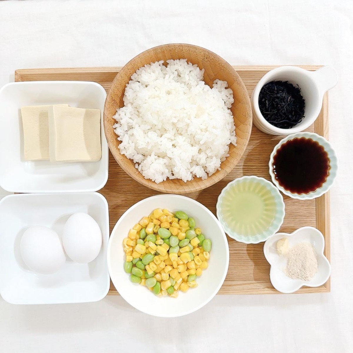 【お料理レシピ】高野豆腐そぼろのチャーハン/cotocotoみさき先生の「親子でつくろう!はじめてキッチン」