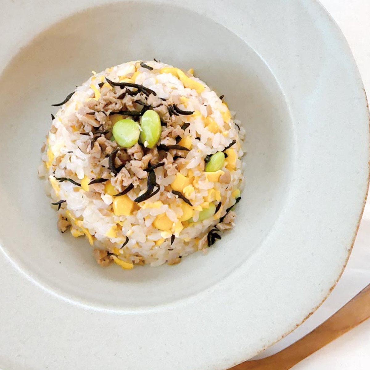 【お料理レシピ】高野豆腐そぼろのチャーハン/cotocotoみさき先生の「親子でつくろう!はじめてキッチン」