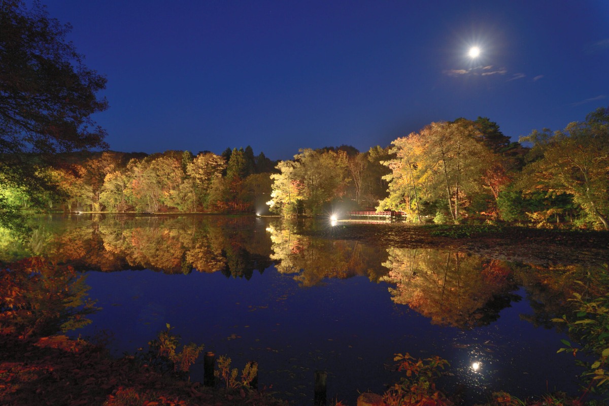 函館エリア・水面に煌めく紅葉の風景「北斗紅葉回廊」10月18日より