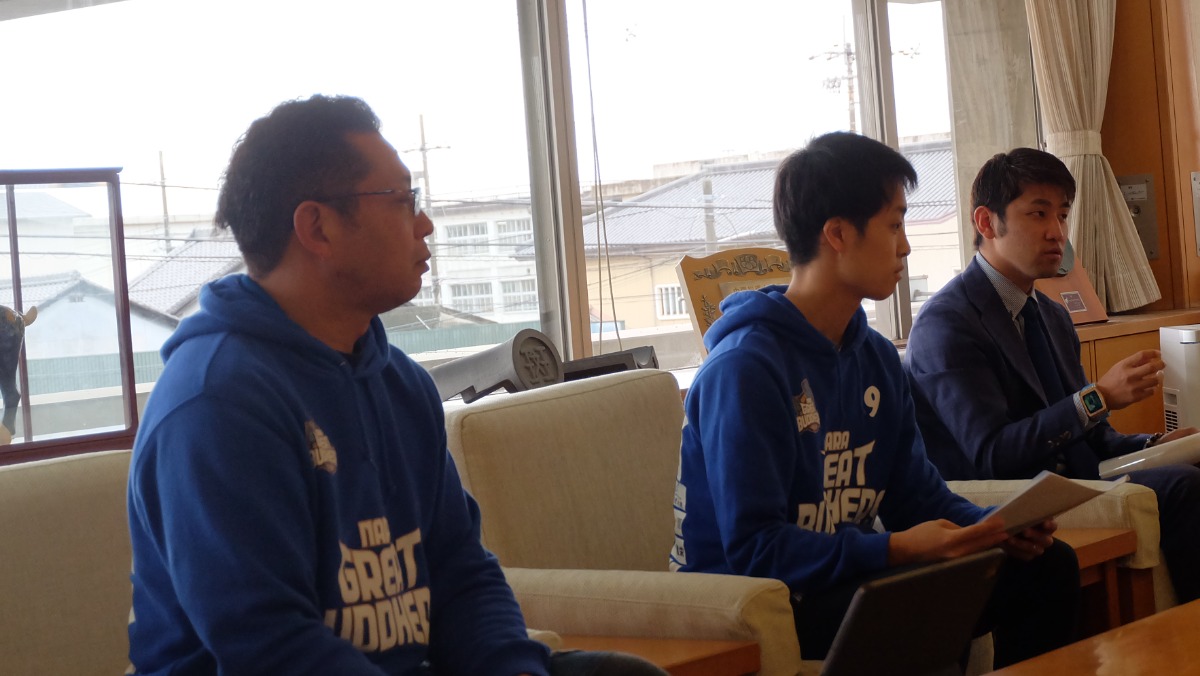 奈良県斑鳩町で3人制バスケットボールプロチーム「Nara Great Buddhers（奈良グレートブッダーズ）」のシーズン終了報告会が行われる。