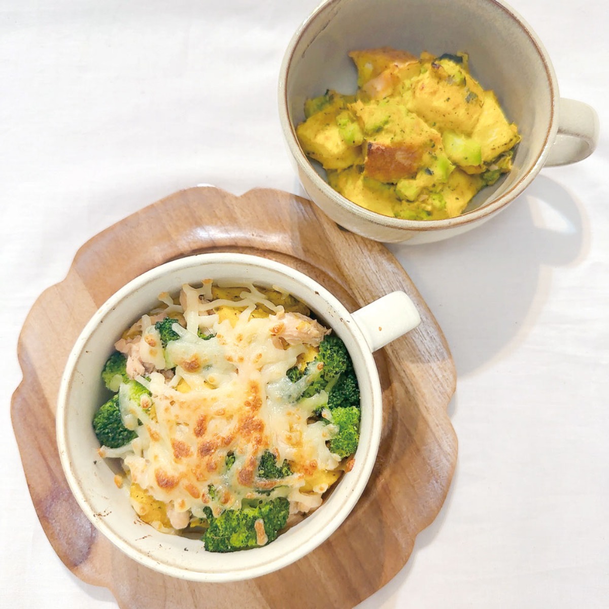【お料理レシピ】かぼちゃとブロッコリーのツナパングラタン／cotocotoみさき先生の「親子でつくろう！はじめてキッチン」