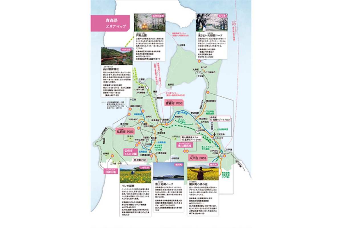 南北海道から北東北へ｜青森県　花と緑が目覚める、 春色の青森を旅する