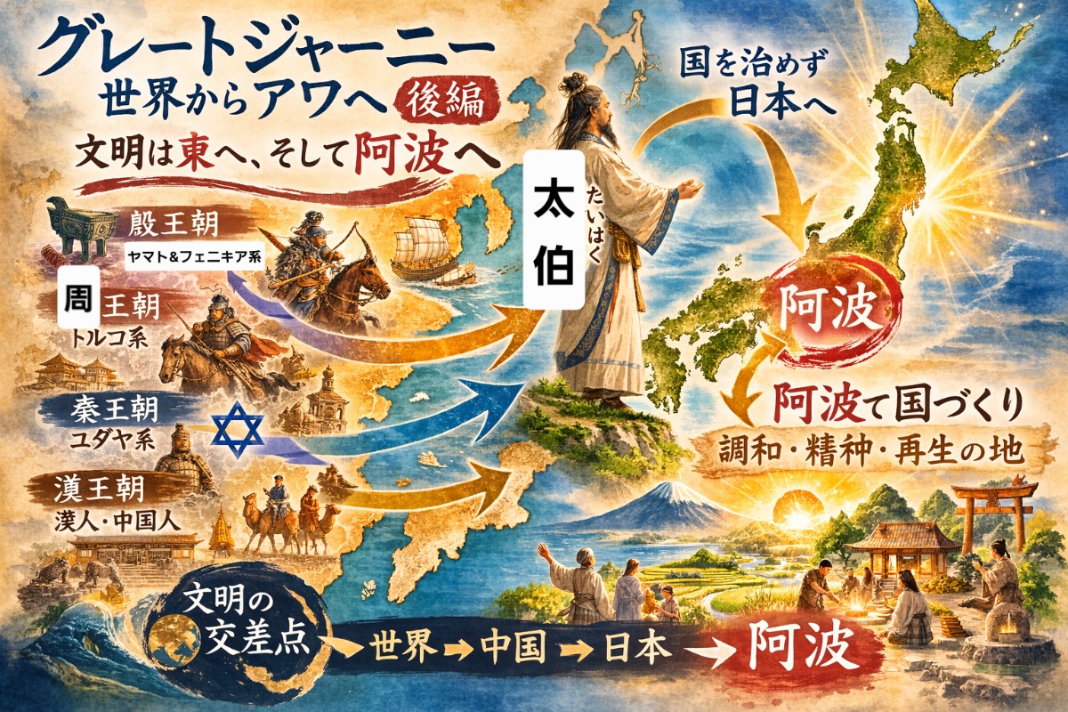 邪馬台国は阿波だった!?【古代史を通して徳島の魅力を再発見】テーマ⑱古代史特別編／世界の中の日本～後編～
