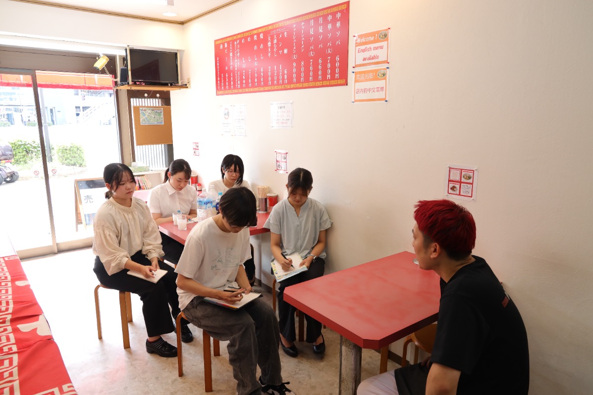 四国大学生インターンシップ ラーメン店取材チャレンジ／Kirara編