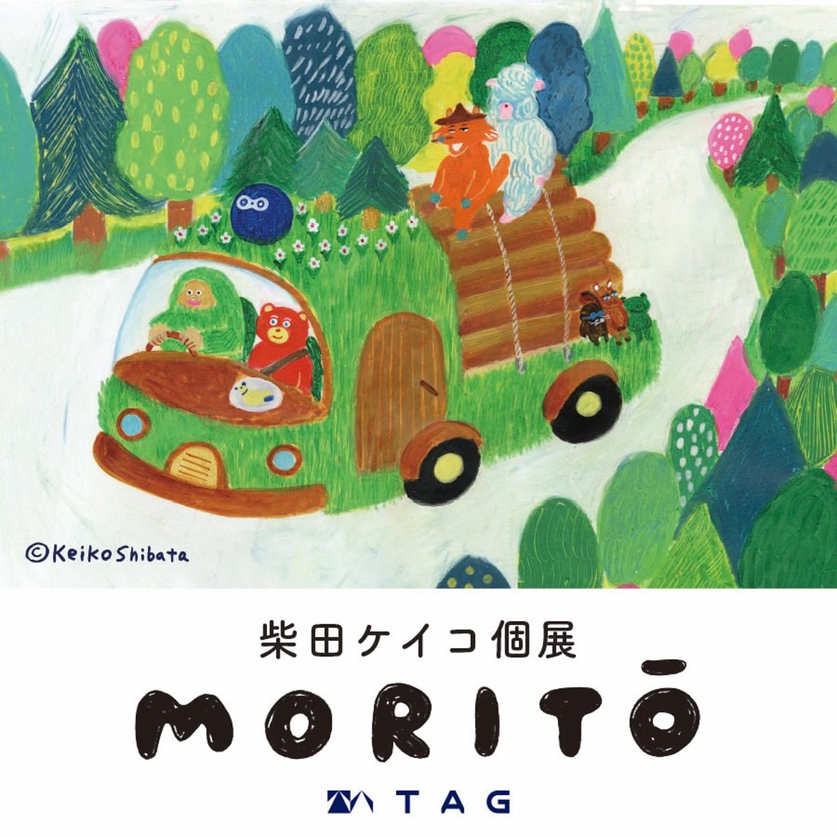【徳島イベント情報2025】8/23~9/23|柴田ケイコ個展『MORITŌ』