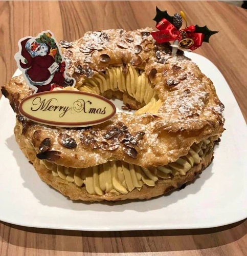 美人たまごを使ったクリスマスケーキ【西ノ京珈琲/奈良市】