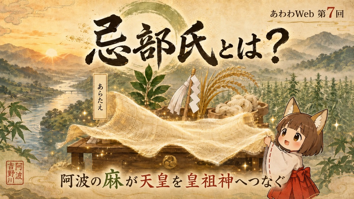 邪馬台国は阿波だった!?シーズン2【古代史を通して徳島の魅力を再発見】7話目／古代豪族「忌部氏」とは
