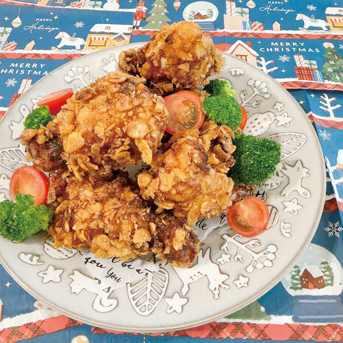 【お料理レシピ】塩麹とコーンフレークのフライドチキン／cotocotoみさき先生の「親子でつくろう！はじめてキッチン」