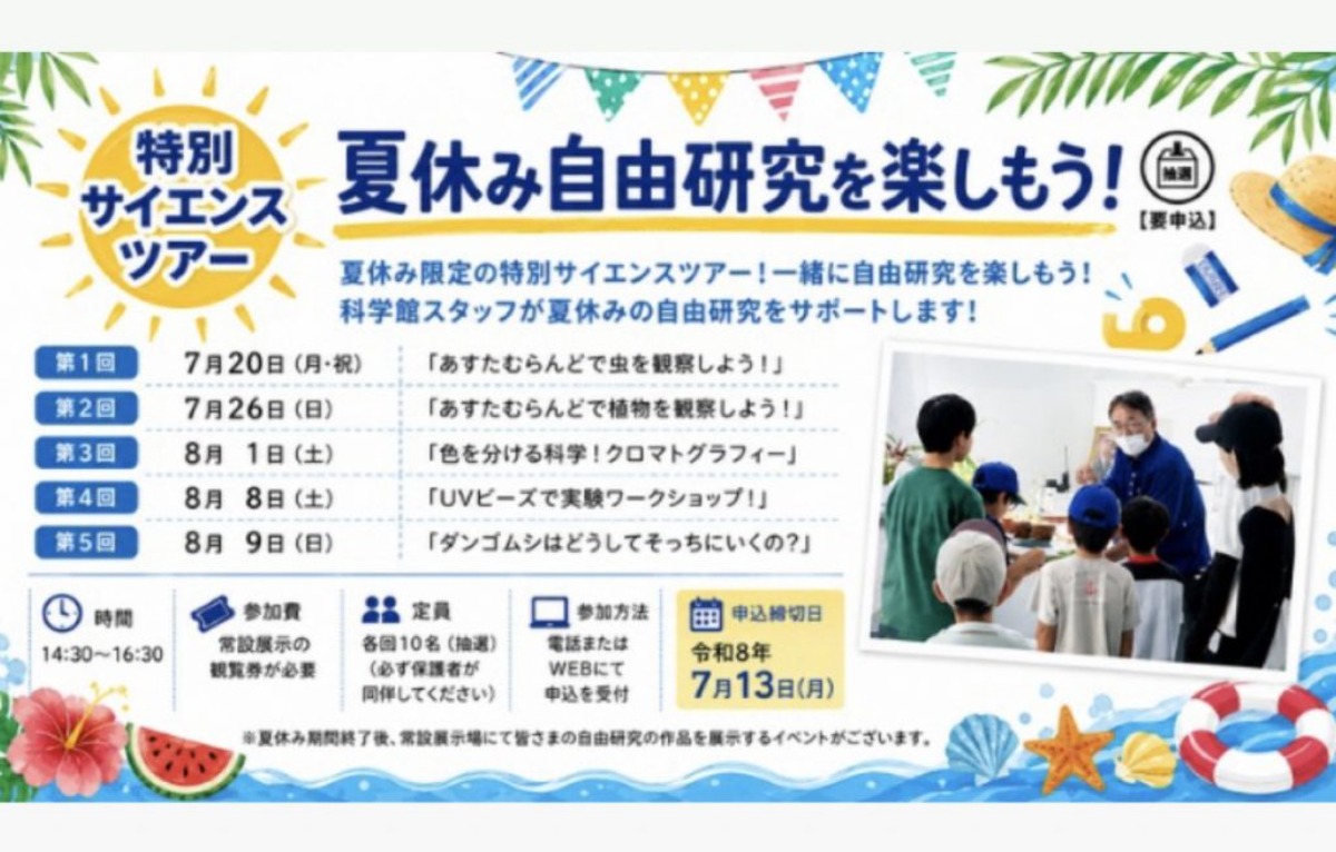 【徳島イベント情報2026】あすたむらんど徳島【7月】