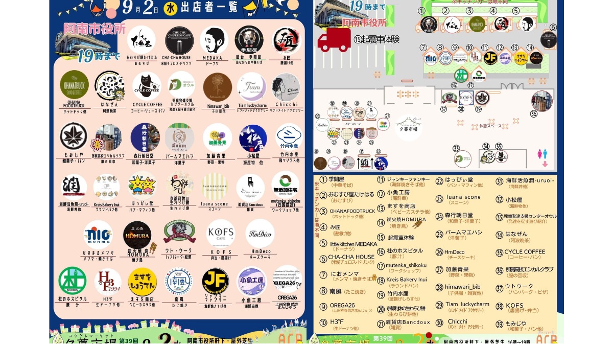 【徳島イベント情報2026】9/2｜夕暮市場（ユウグレマーケット）
