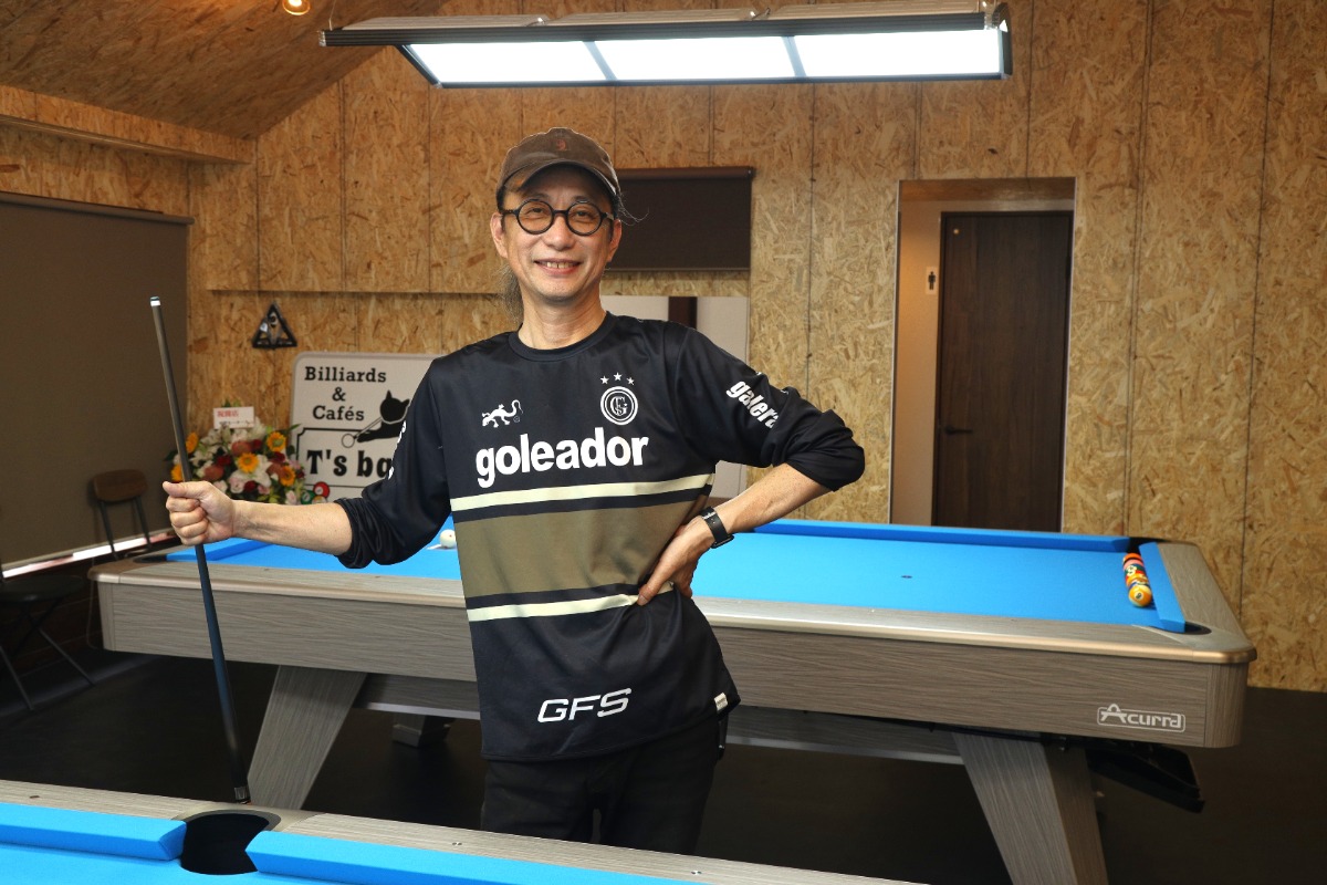 ≪Billiards & Cafés T's base≫ 新登場！ ビリヤードを楽しむ、憩いの場所