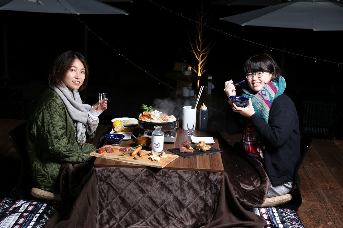 《那賀町／CAMP PARK KITO》女子2人で手ぶらでキャンプに行ってみた。［冬の夕食編］