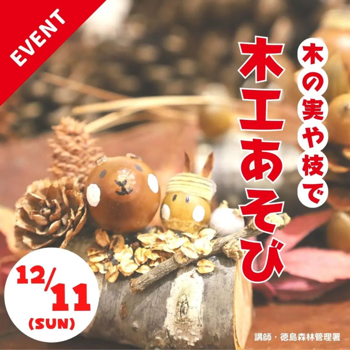 【徳島イベント情報】木のおもちゃ美術館【12月】