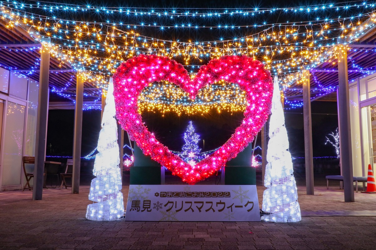 【奈良イルミネーション2023】光の花咲く馬見丘陵公園のクリスマス
