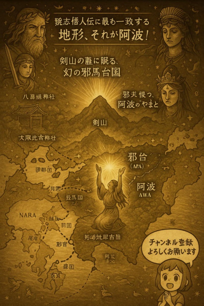 邪馬台国は阿波だった!?【古代史を通して徳島の魅力を再発見】テーマ①邪馬台国は阿波にあったのか?