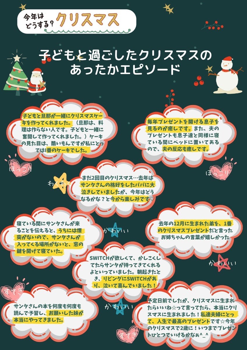 【今年はどうする？クリスマス】徳島に暮らす家族にリサーチ！教えて！みんなのクリスマス