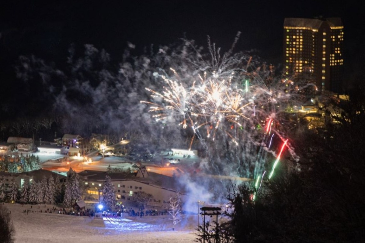 冬空の花火と音楽のコラボ！クリスマス＆大晦日はルスツで楽しもう