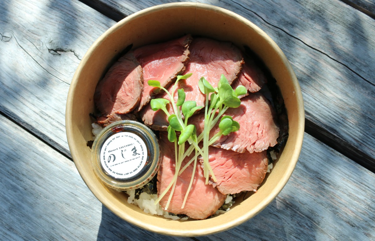 《Beef TATAKIのじま》食のプロが結集して作りあげた、究極のビーフタタキ丼