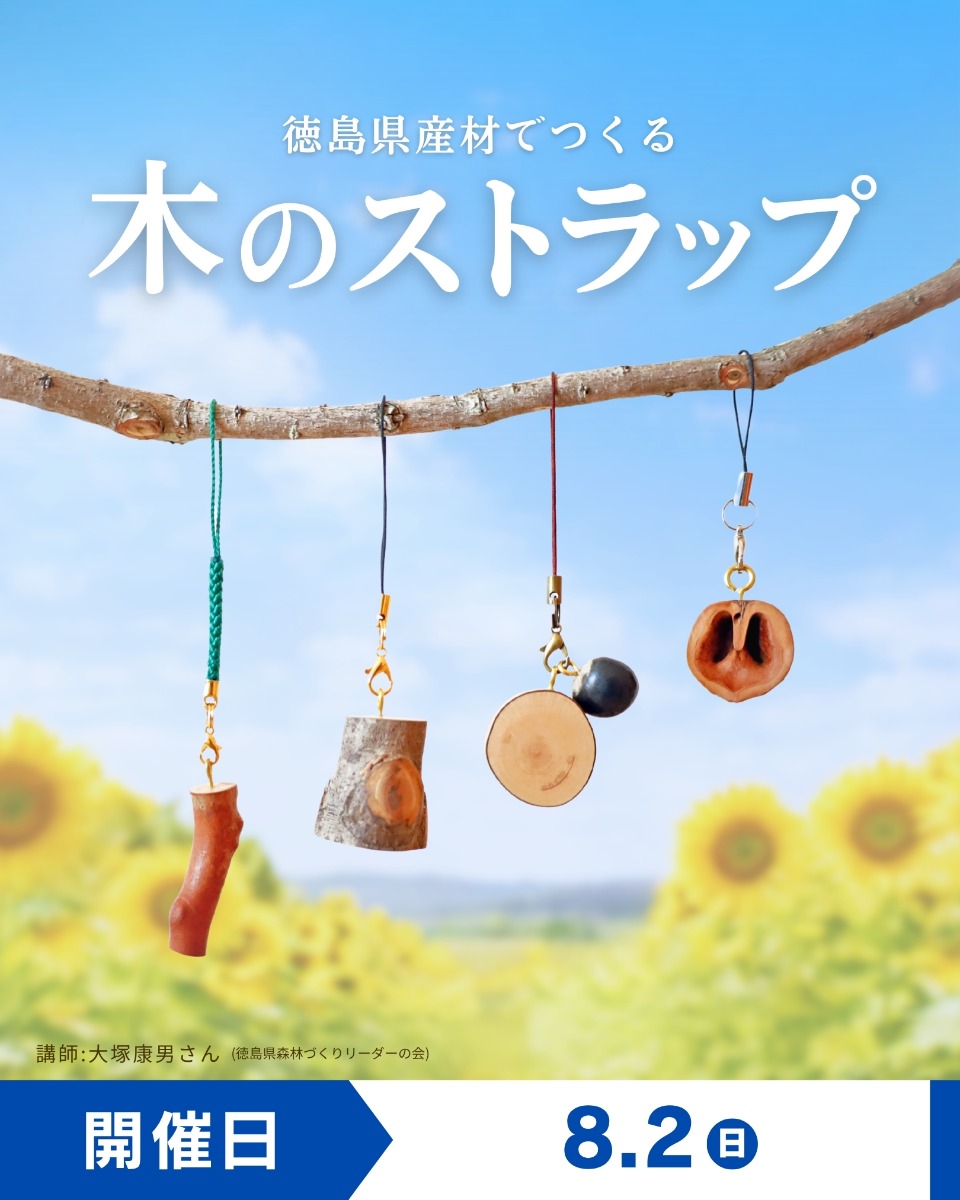 【徳島イベント情報】徳島木のおもちゃ美術館【8月】