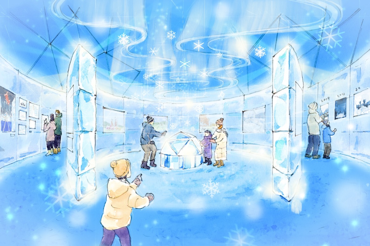 トマム・20年目の「氷の教会」。アイスブルーに輝く一枚氷のドームが登場