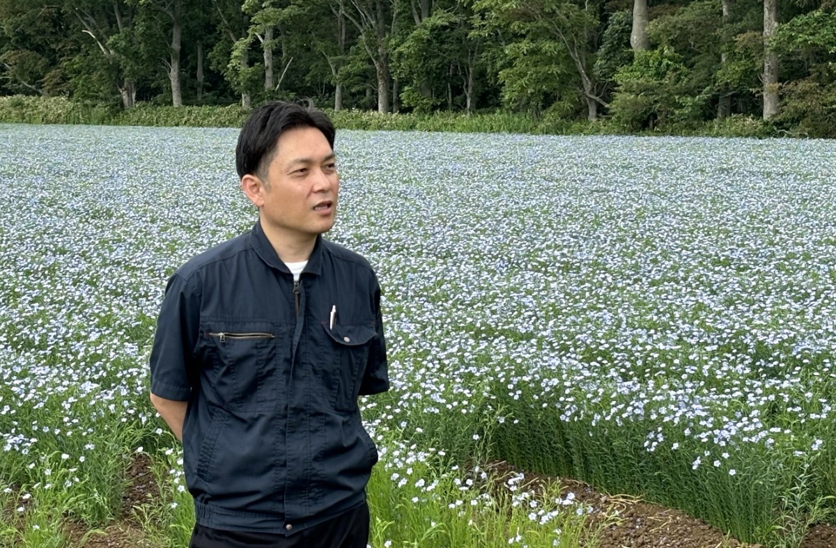 薄紫の亜麻色の風景と、亜麻栽培を北海道の産業に ～当別町 亜麻公社