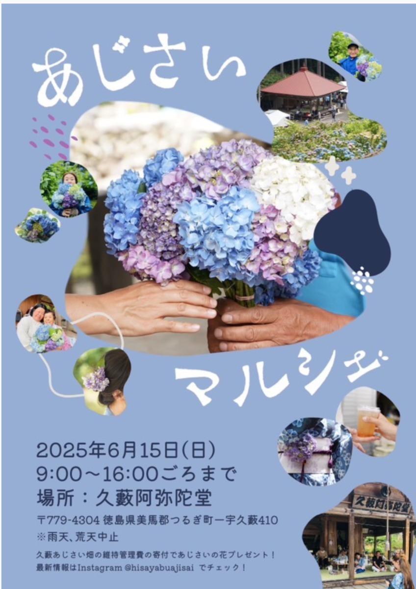 【徳島イベント情報2025】あじさいイベントまとめ2025 ～梅雨の時期でもお出かけを楽しもう！～