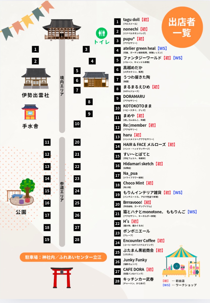 【徳島イベント情報2025】11/9|第2回 立江八幡神社ハンドメイドマルシェ