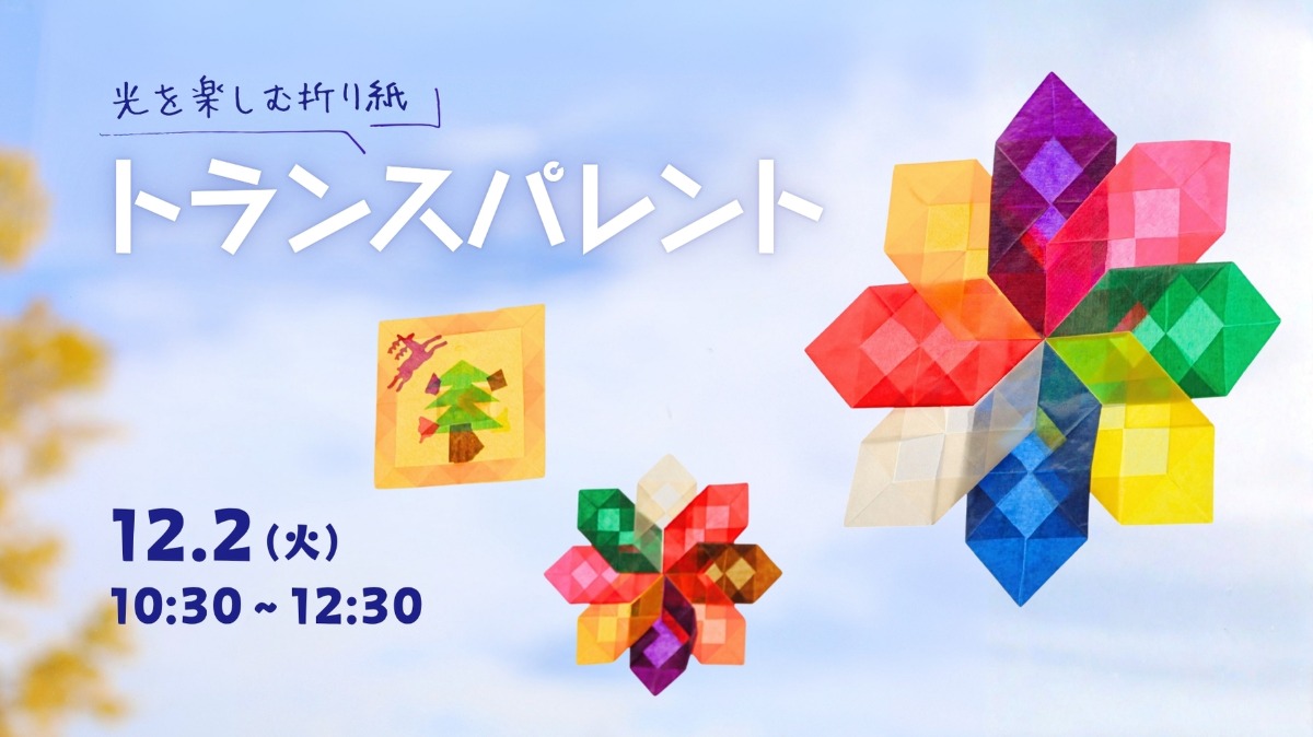 【徳島イベント情報】12/2｜トランスパレントで光を楽しもう