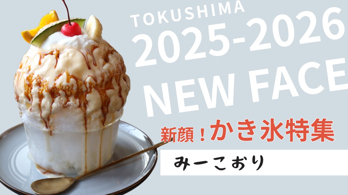【徳島】もう食べた？話題の新顔かき氷｜みーこおり（徳島市入田）