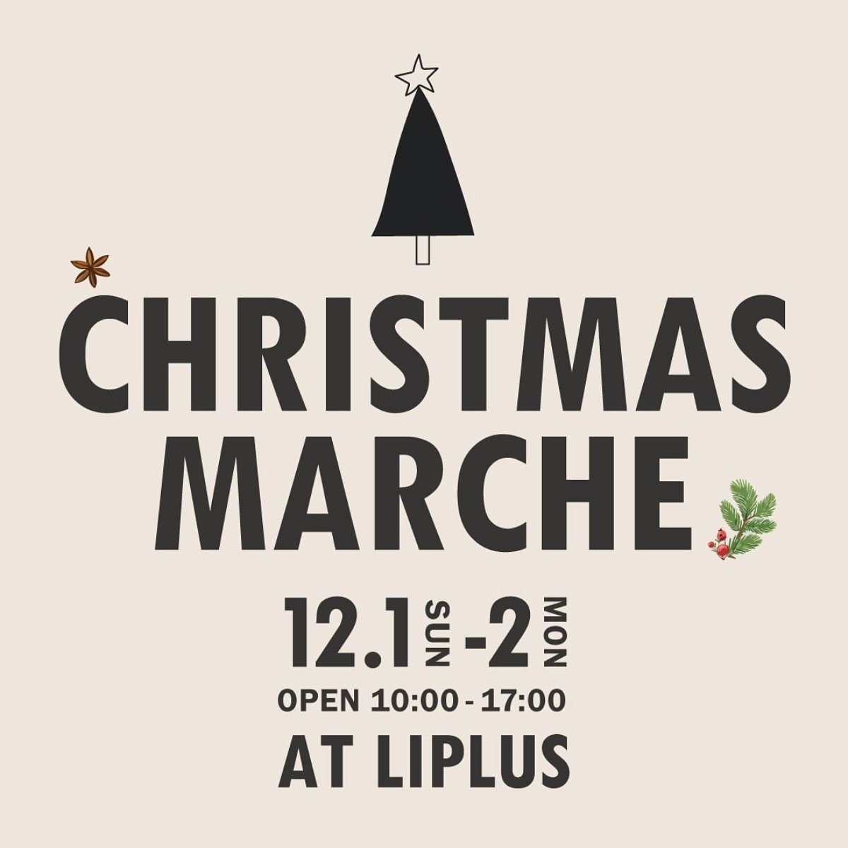 【徳島イベント情報2024】12/1～12/2｜LIPLUS CHRISTMAS MARCHE