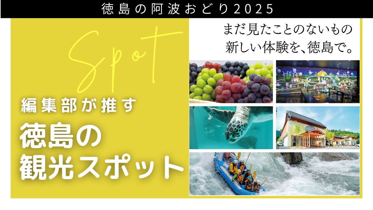 【2025阿波おどり】編集部が推す!徳島の観光スポット