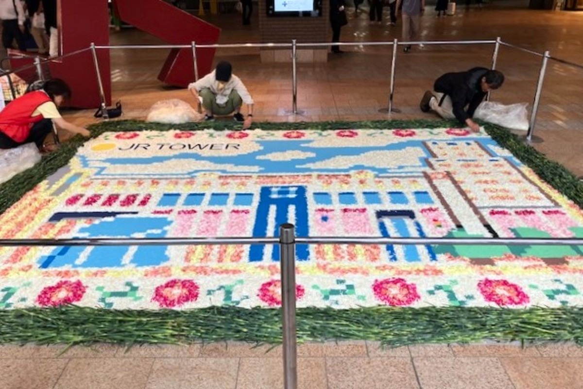 札幌で鮮やかなフラワーカーペット公開中!各会場を巡ってみた