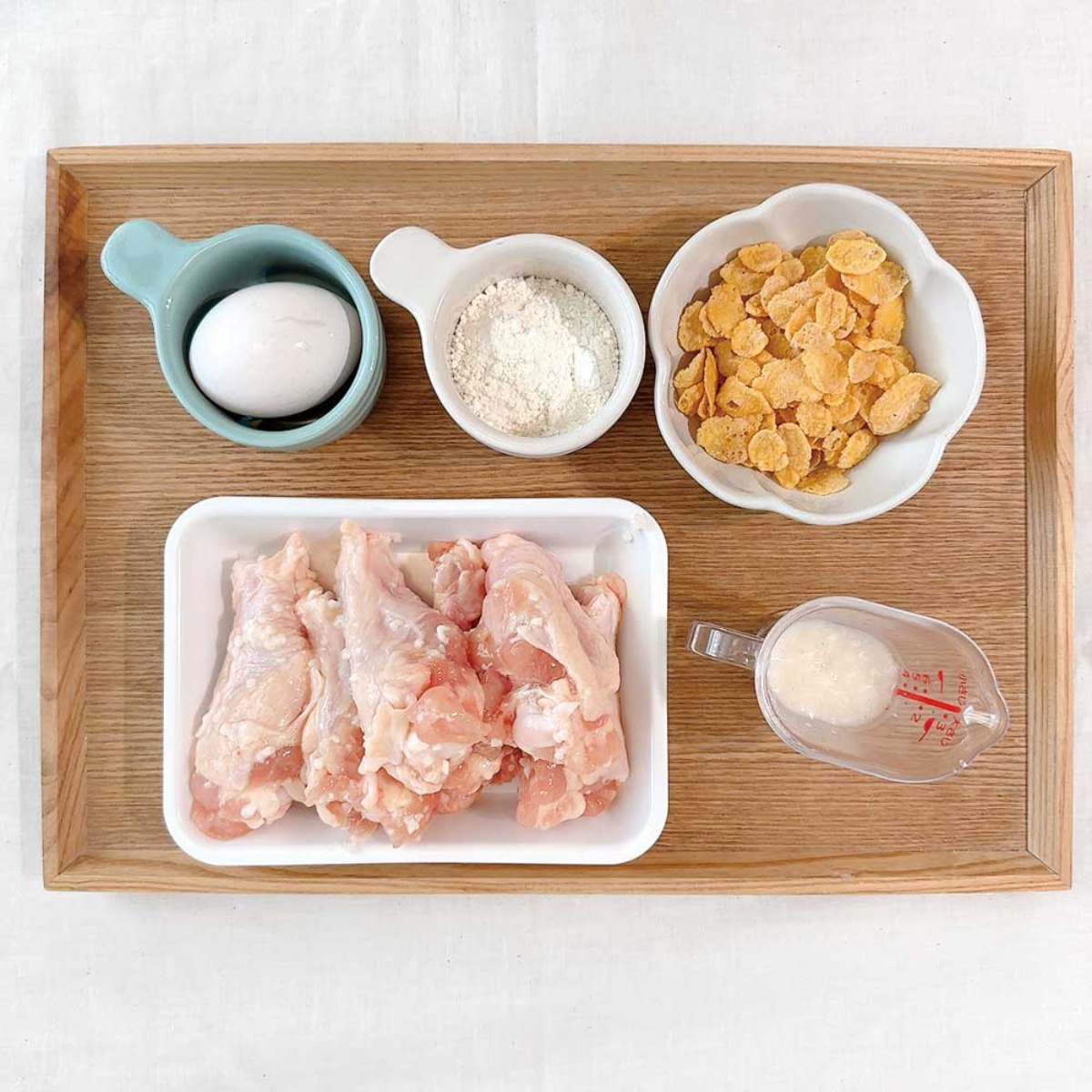 【お料理レシピ】塩麹とコーンフレークのフライドチキン／cotocotoみさき先生の「親子でつくろう！はじめてキッチン」