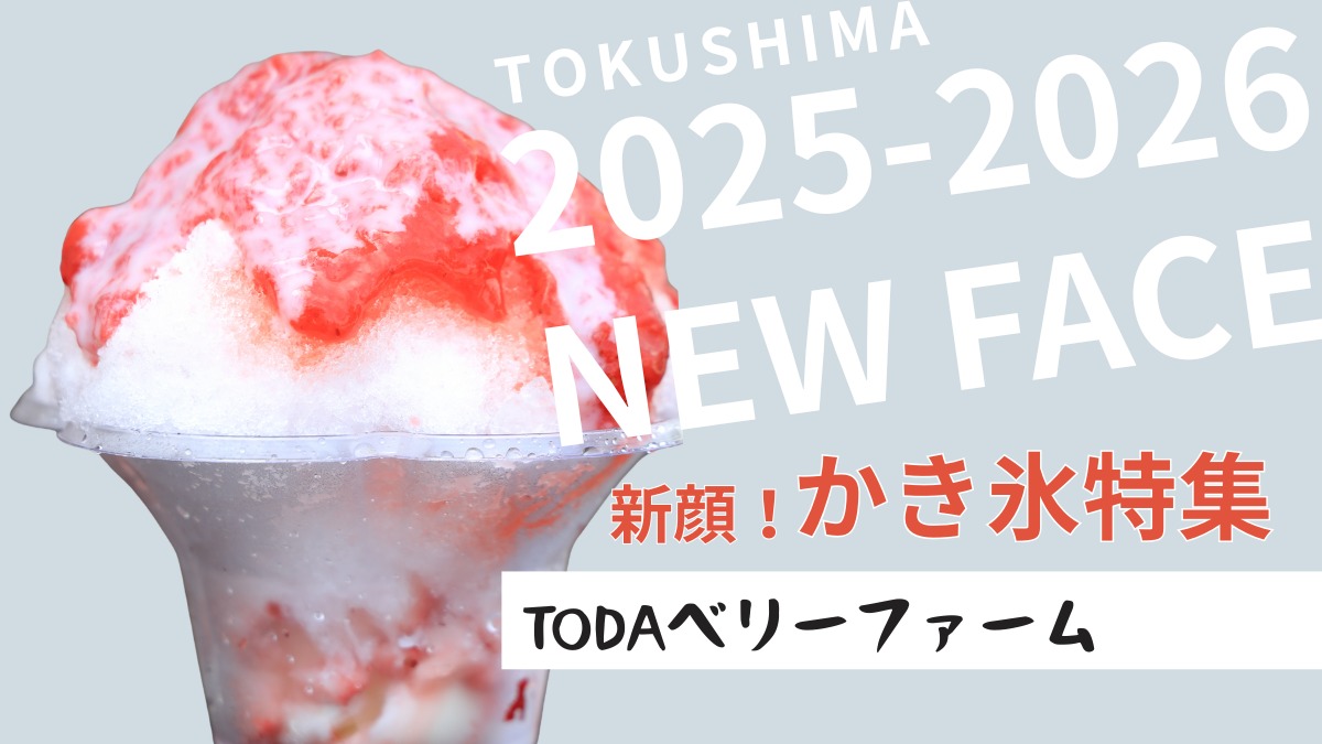 【徳島】もう食べた？話題の新顔かき氷｜TODA ベリーファーム（鳴門市）