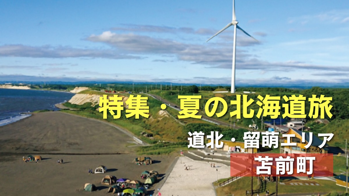 夏の北海道旅｜苫前町で風車越しに日本海と温泉、食を堪能