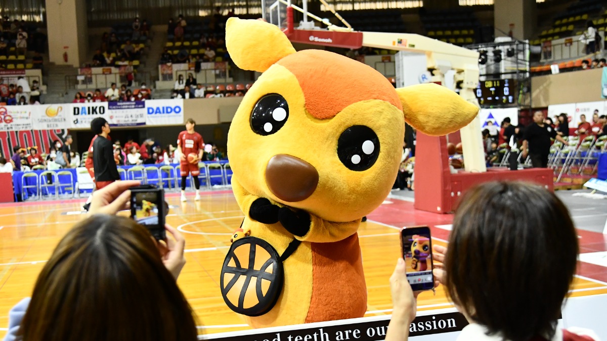 【奈良の鹿キャラ特集】プロバスケットボールチーム「バンビシャス奈良」のチームキャラクター　シカッチェ