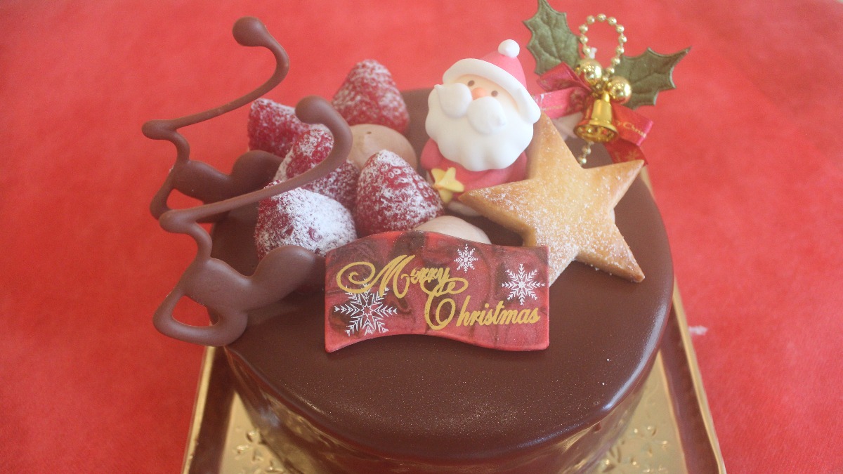 【奈良クリスマスケーキ2022｜ボンシック｜三郷町】今年の聖夜は濃厚チョコレートケーキで