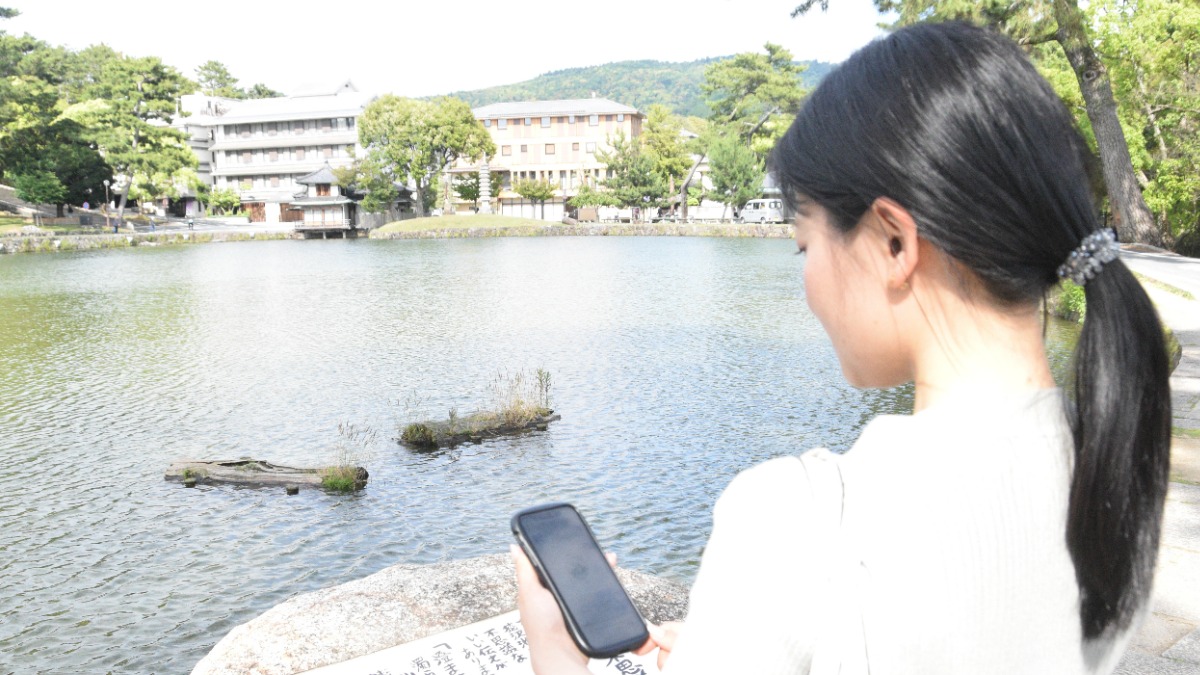 奈良観光におすすめ！「スマホ」で使える散策型音声ガイド 「カタルナラ×メグルナラ」を実際に使って散策